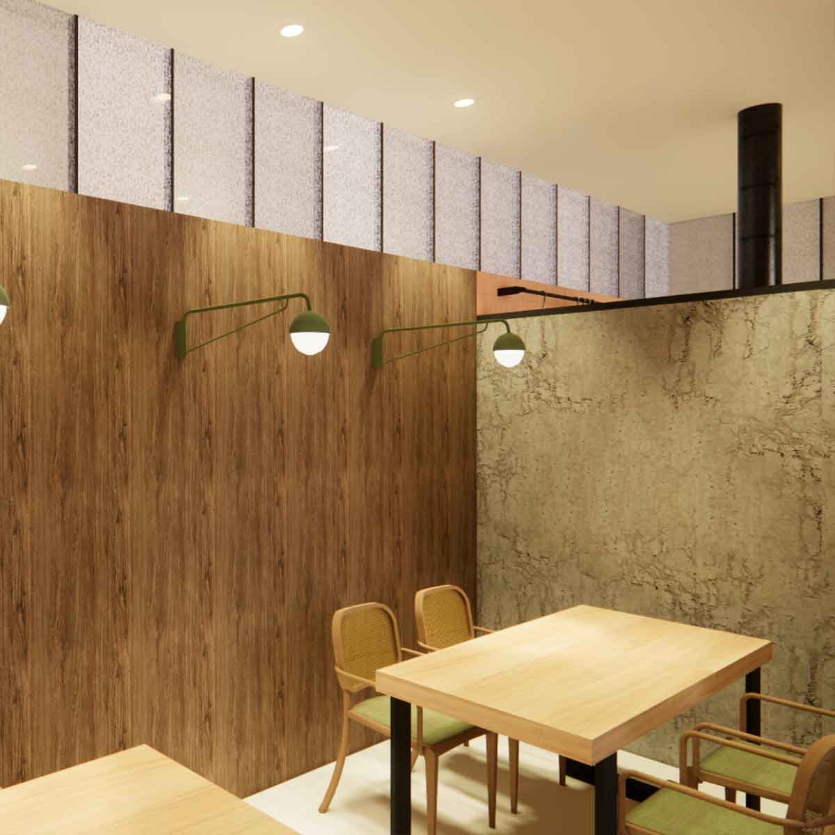 Diseño de Restaurante Render