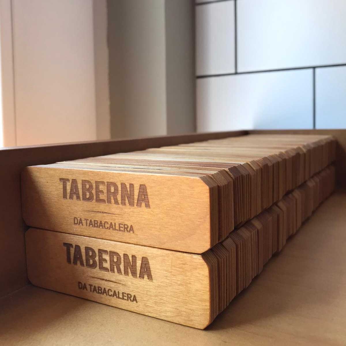 detalle de diseño en taberna da tabacalera